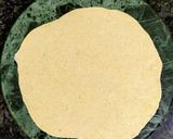 A picture of step 2 of Dahi poori chat.