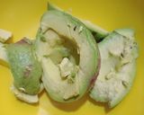 A picture of step 1 of Avocado cheese sandwich.