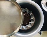 A picture of step 6 of Chocolate cake No oven No refined flour.