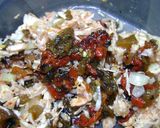 Foto del paso 2 de la receta: Florcitas de pollo sobrante con morron asado