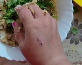 A picture of step 1 of Raw Banana Potato Tikki.