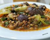 Foto del paso 7 de la receta Lentejas de verduras hispano orientales