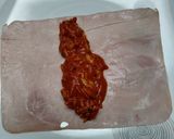 Une image de l'étape 3 de Roulade de jambon pâtes grecques.