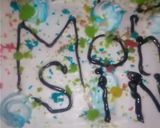 A picture of step 15 of Rainbow cake🌈🎂in sandwich maker.