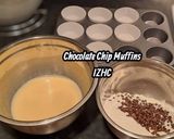 A picture of step 3 of 🧁Chocolate Chip Muffins🧁.