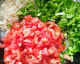 A picture of step 1 of Veg pizza.