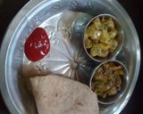 A picture of step 2 of Suran masala subji recipe.