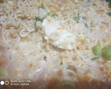 A picture of step 1 of Maggi with lots of veggies.