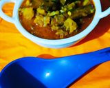 A picture of step 4 of Mushroom Ridgeguard Curry.