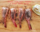 A picture of step 2 of Pepper Prawns with Buttered Garlic.