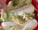 Hình bước làm 1 của món Kimchi cải thảo bằng cơm nguội