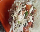 A picture of step 6 of Kidney beans soya cheese wrap.