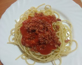 Foto del paso 3 de la receta: Pasta con picada de chorizo, bacon y salchicha