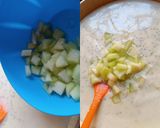 A picture of step 3 of Muskmelon Milkshake.