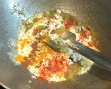 A picture of step 9 of Curd Cashew Fish.