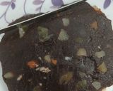 A picture of step 11 of Khoya Chocolate Barfi.