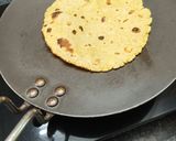 A picture of step 3 of Jackfruit Flour Roti.