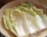 Foto langkah ke 1 dari resep Sawi Gulung Isi Ayam Tahu.