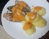 Foto del paso 6 de la receta Atún a la plancha con papas sancochadas y mojo de pimiento