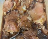 Foto del paso 5 de la receta: Pollo marinado oriental a la barbacoa con espinacas a la crema y arándanos!!!!