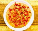 Hình bước làm 12 của món Vào bếp cùng con: tahini (sốt mè dầu ô liu) và hummus bằng đậu đỏ - món chay siêu ngon, dễ làm