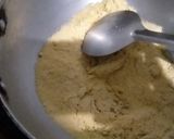 A picture of step 3 of Besan Laddoo.