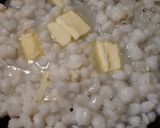 A picture of step 1 of Hominy and Cauliflower in a Cheesey Sauce.