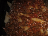 Fideos con salsa