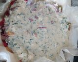 Une image de l'étape 5 de Tarte façon salade grecque.