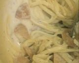 Foto langkah ke 12 dari resep Spageti Creamy Fettucine/Carbonara Dancow sederhana.