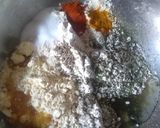 A picture of step 1 of Methi khakra.
