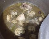A picture of step 1 of Chicken White Pulao.