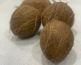 A picture of step 1 of Coconut rice.