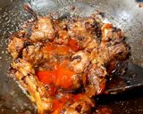 A picture of step 5 of Laal Maas (Mutton / Chevon).