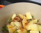 A picture of step 6 of Marmitako.