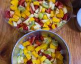 รูปขั้นตอนการทำที่ 1 ของ วุ้นกะทิผลไม้สด