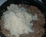 A picture of step 6 of Grandma's stuffed cabbage filling