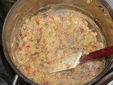 Empanadas de chupe de centolla con camarones