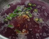A picture of step 4 of Beetroot Consomme Soup.