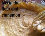 A picture of step 3 of Honey-cinnamon banana bread(no sugar).