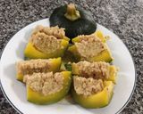 Hình bước làm 3 của món Bí đỏ hấp tôm thịt