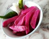 صورة لخطوة 11 من وصفة طرشي الشلغم (اللفت) الأحمر العراقي اللذيذ 💗💗💗