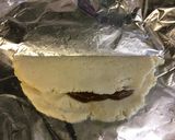 A picture of step 4 of Improvised Mole Tamales.