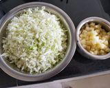 A picture of step 1 of Cabbage Potato Sabzi Dry.