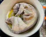 A picture of step 3 of Rabbit Stifado.