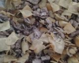 Foto del paso 6 de la receta: Chilaquiles rojos con panela y res
