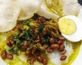 Foto langkah ke 4 dari resep Bubur Ayam Vegetarian.
