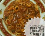 Foto langkah ke 11 dari resep Cumi Asam Manis Pedas.