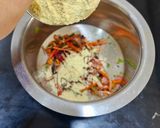 A picture of step 3 of Veggie's Salad Chilla (healthy weight loss).