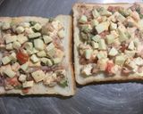 A picture of step 7 of Paneer Open Sandwich.